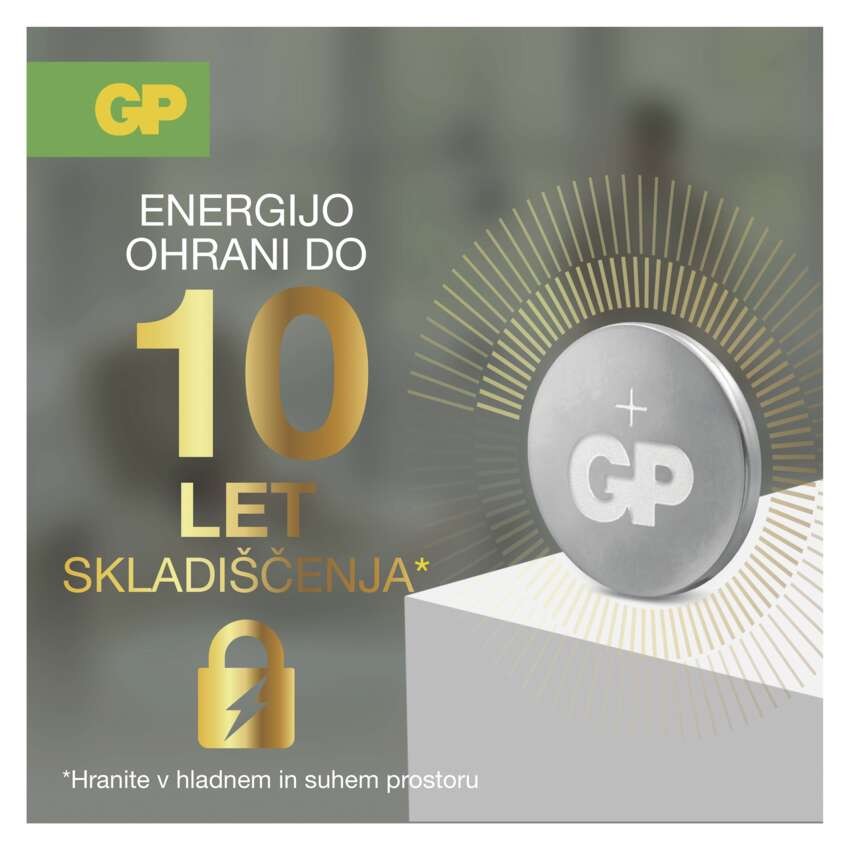 Litijeva gumbasta baterija GP Ultra Plus CR1616, 1 kos