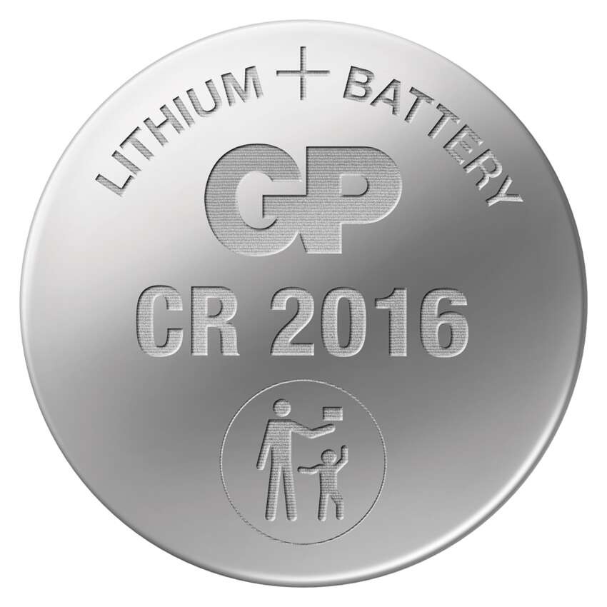 Lithiová knoflíková baterie GP CR2016, 2 ks