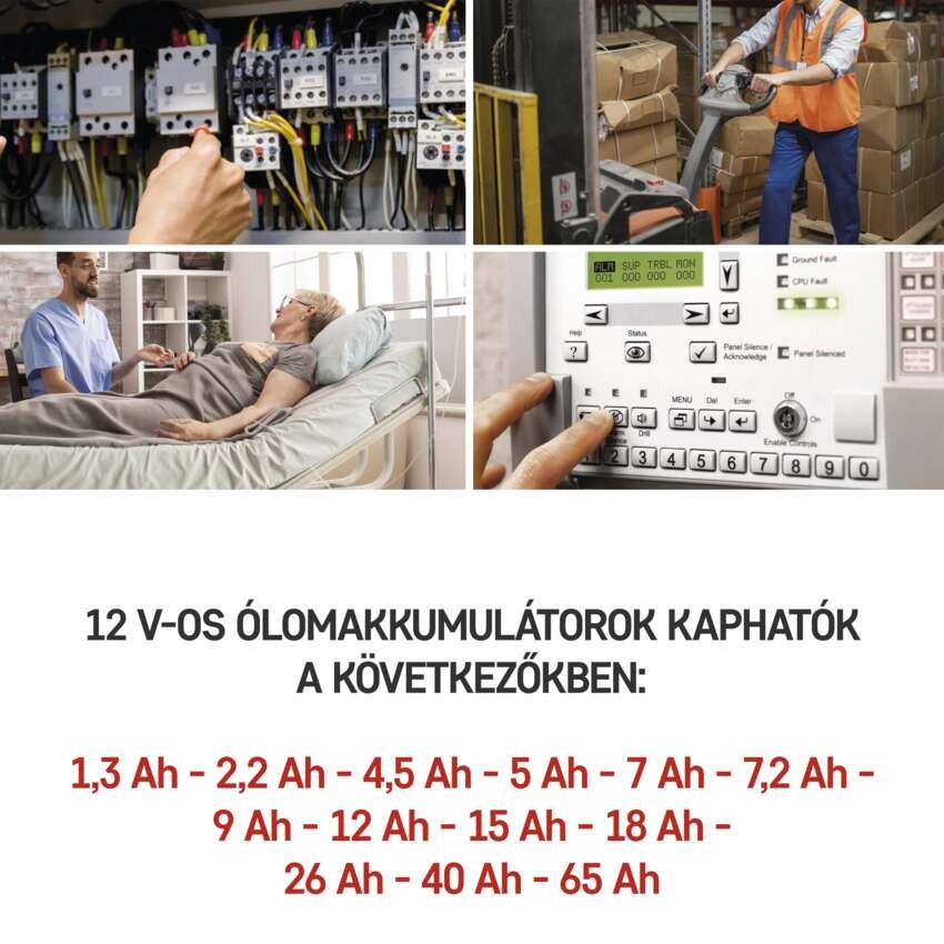 EMOS Ólomakkumulátor 12V 1.3Ah