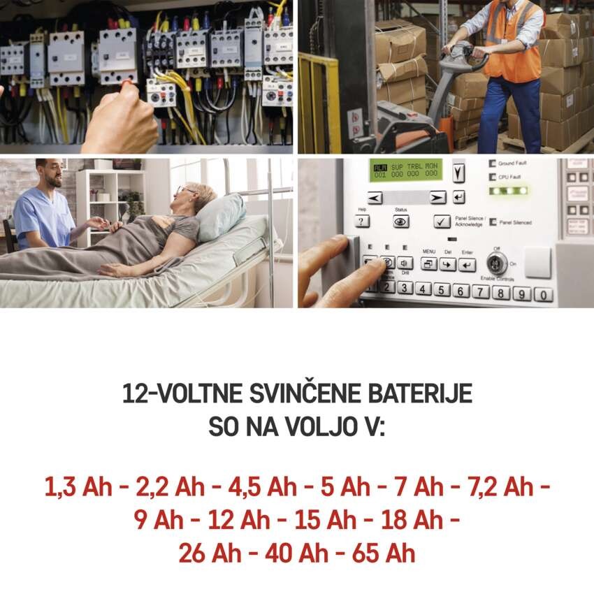 Svinčeni akumulator SLA 12V 1,3AH