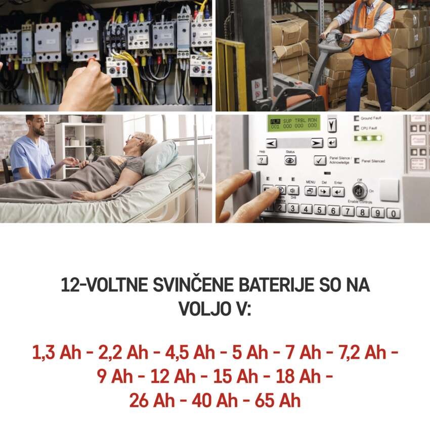 Svinčeni akumulator SLA 12V 7AH