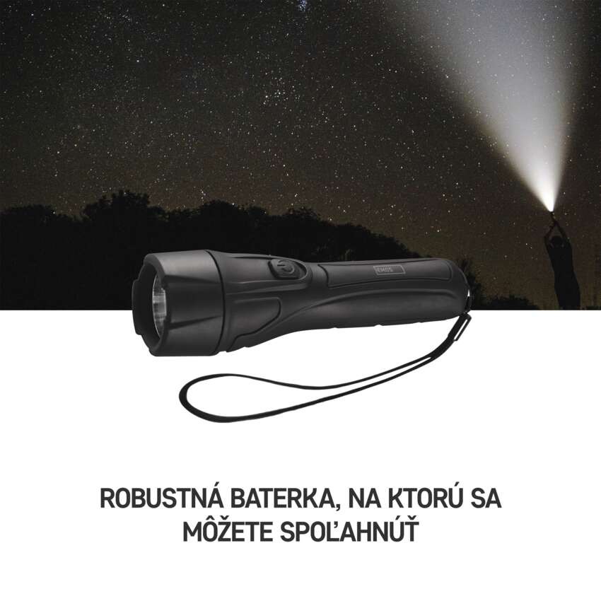 LED ručné svietidlo P3210, 55 lm, 2× AA