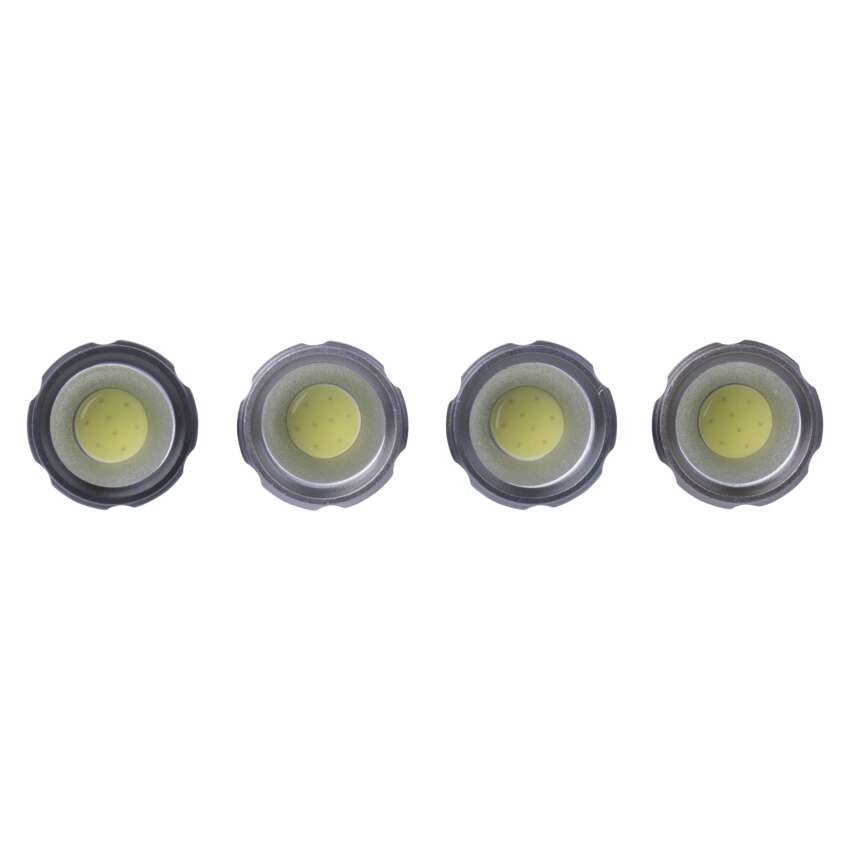 COB LED ruční kovová svítilna P4705, 100 lm, 3x AAA, 12 ks, display box