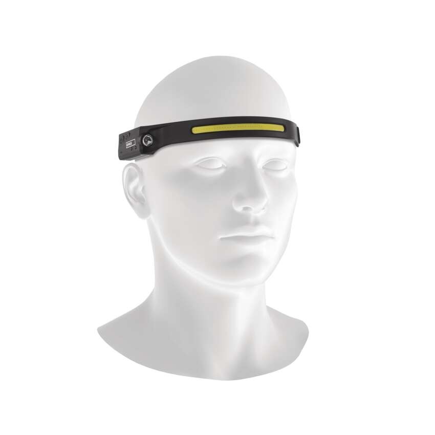 COB-LED-Stirnlampe mit Akku P3541, 380 lm, 30 m, Li-Pol 1200 mAh
