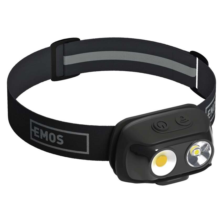 COB LED nabíjacia čelovka P3542, 500lm, 130m, Li-pol 1200mAh