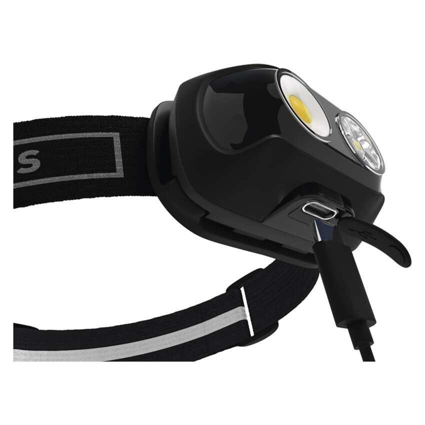 COB LED nabíjacia čelovka P3542, 500lm, 130m, Li-pol 1200mAh