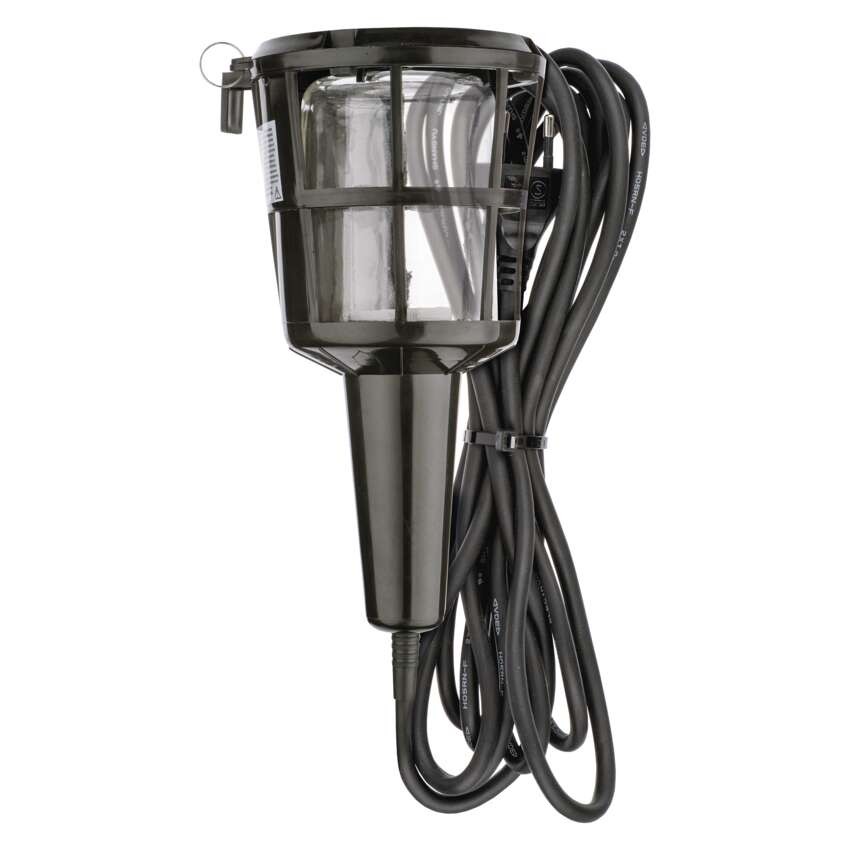 Montážna lampa (prenosné svetlo na žiarovku) do zásuvky, 5 m