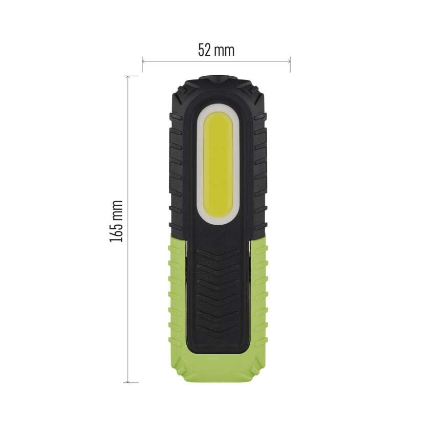COB LED + LED įkraunamas darbo žibintas P4531, 400 lm, 2000 mAh