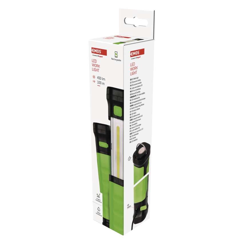 COB LED polnilna svetilka P4541, 450 lm, 2000 mAh