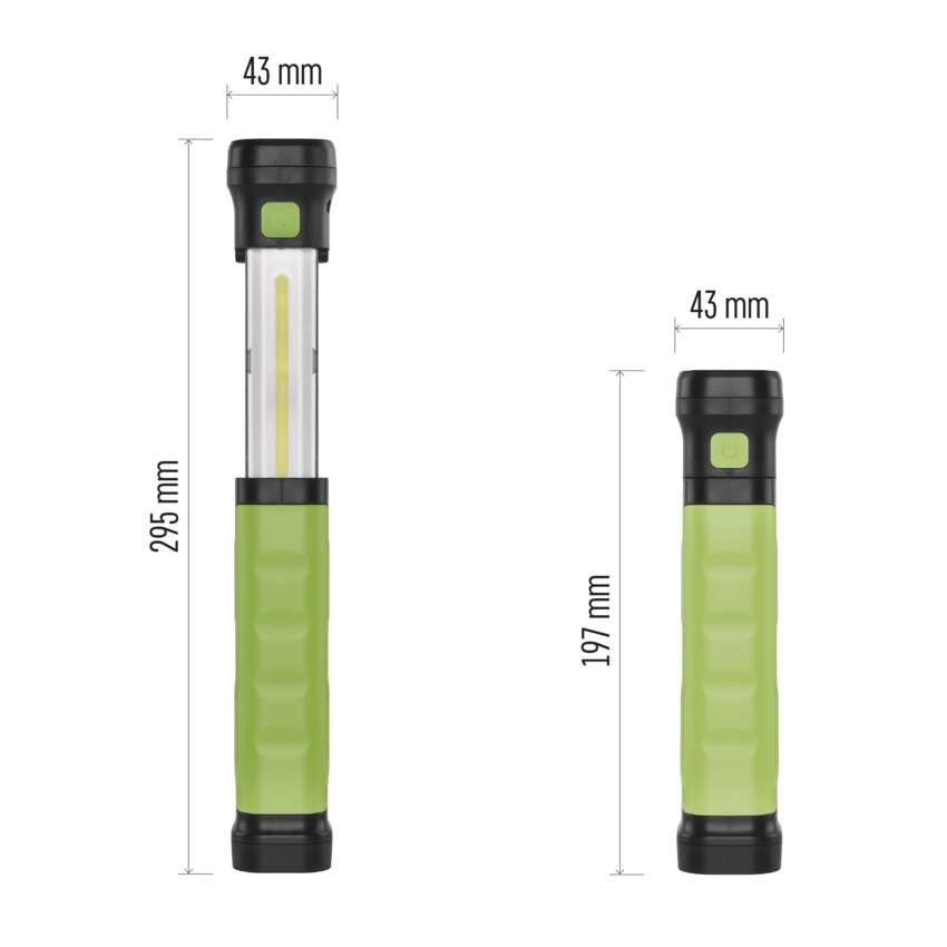 COB LED polnilna svetilka P4541, 450 lm, 2000 mAh