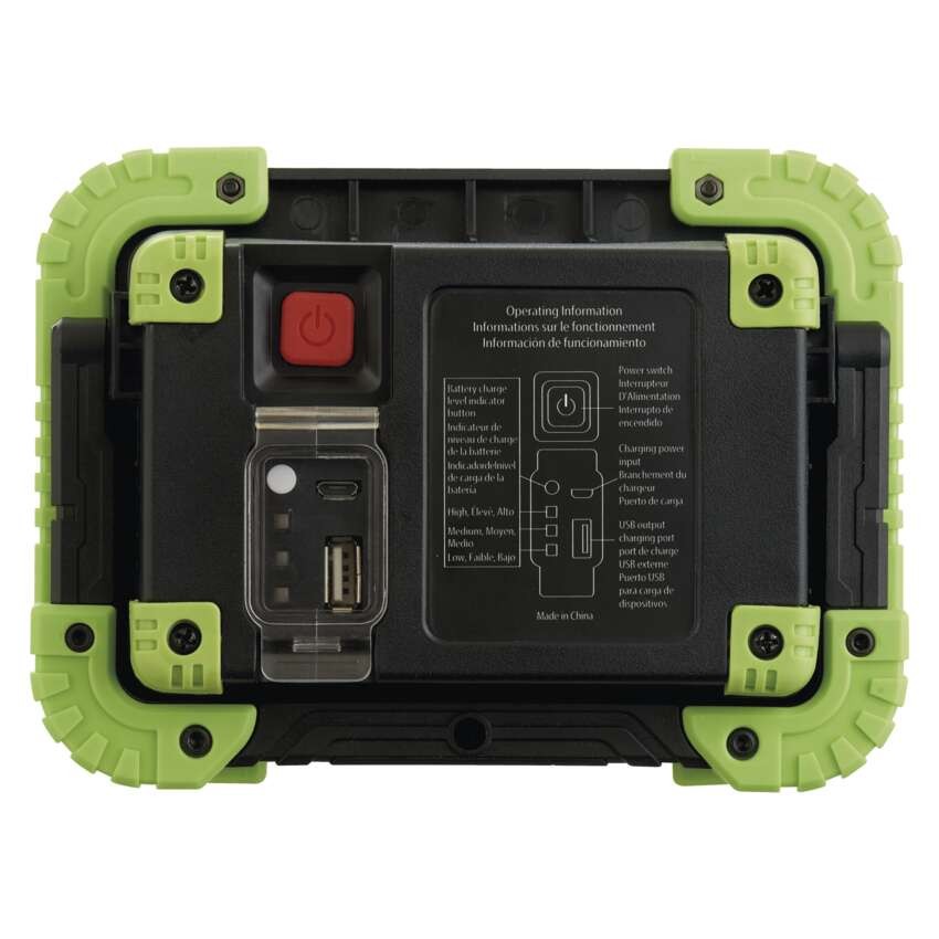 COB LED nabíjací pracovný reflektor P4533, 1000 lm, 4400 mAh
