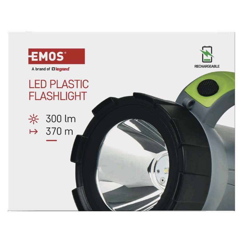 LED nabíjecí svítilna P2311, 300 lm, 2400 mAh