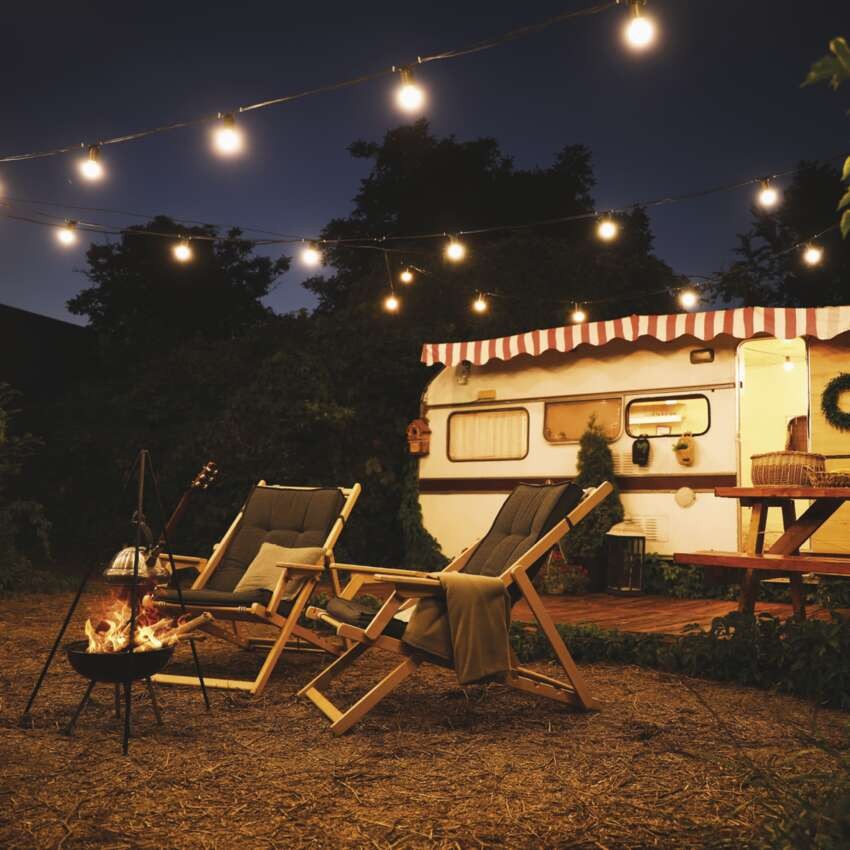 LED újratölthető kemping lámpa P2313, 350 lm