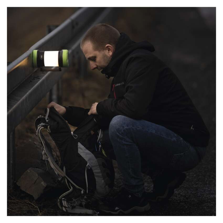 LED újratölthető kemping lámpa P2313, 350 lm