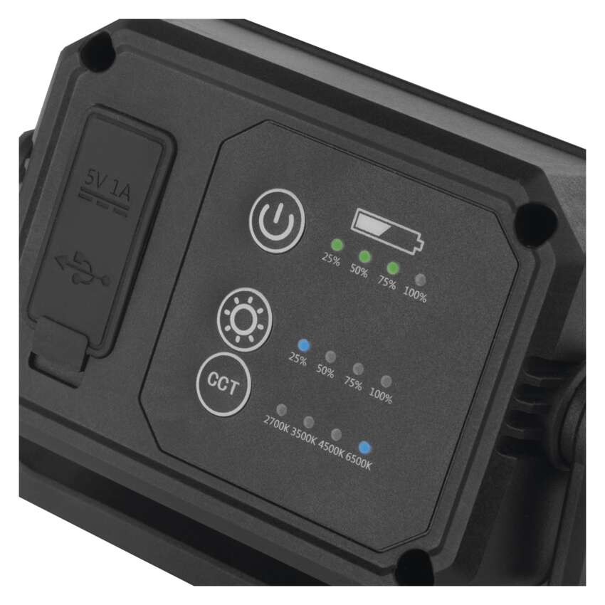COB LED nabíjecí pracovní reflektor P4542, 900 lm, 4400 mAh
