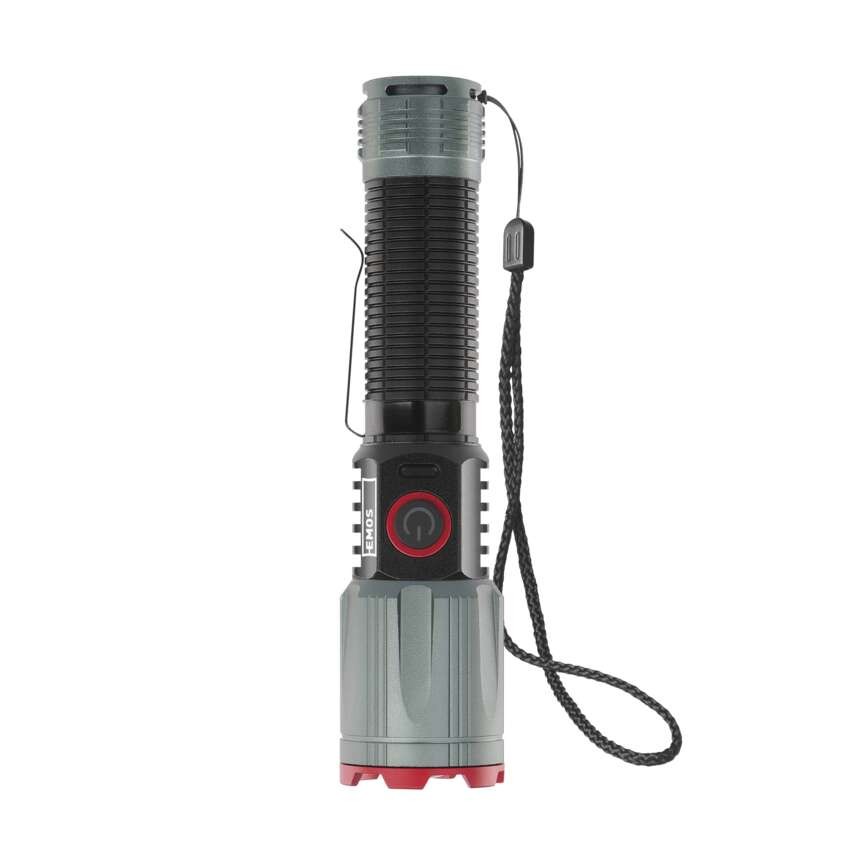 LED Aufladbare Metall-Taschenlampe 1200 lm, 2200 mAh