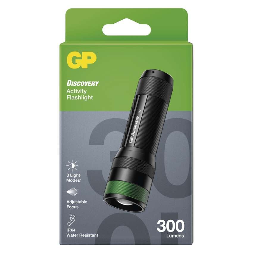 CREE LED ruční svítilna GP Discovery C32, 300 lm