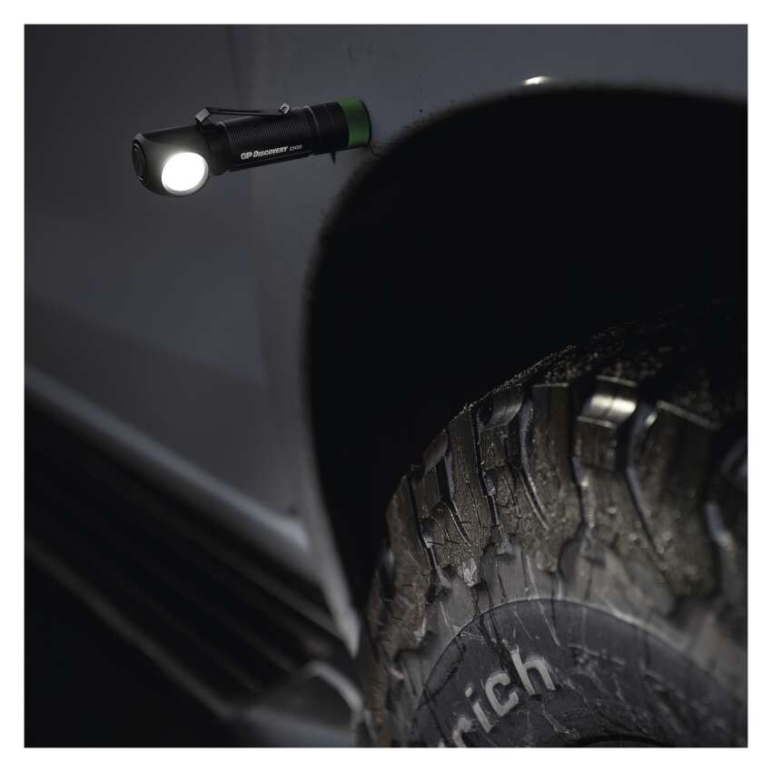 LED nabíjacia čelovka GP Discovery CHR35, 600 lm