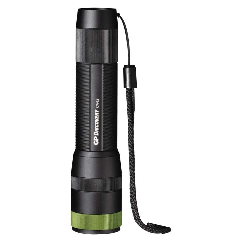 CREE LED nabíj. svietidlo GP CR42, 1000 lm, 2600 mAh, fokus + Li-ion 18650