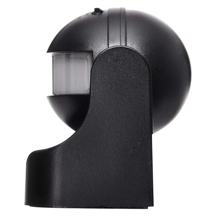 Bewegungsmelder (PIR-Sensor) IP44 1200W Schwarz
