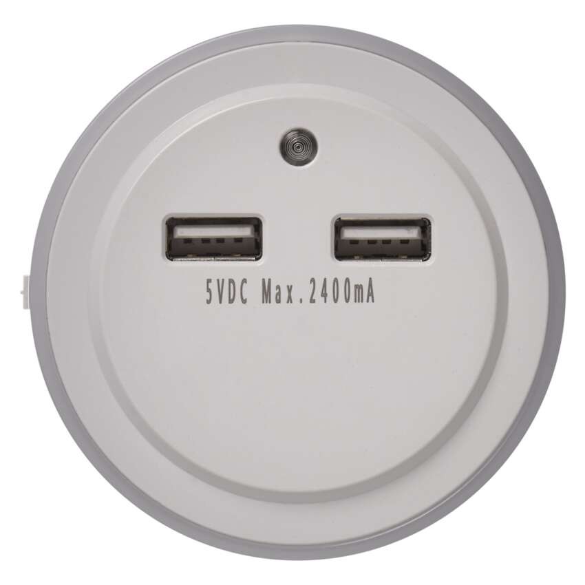 EMOS LED éjjeli fény + 2x USB