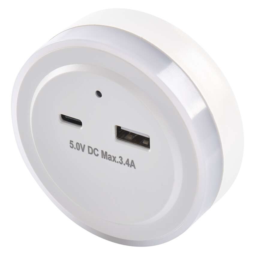 Nočna lučka 3 LED 230V s fotosenzorjem