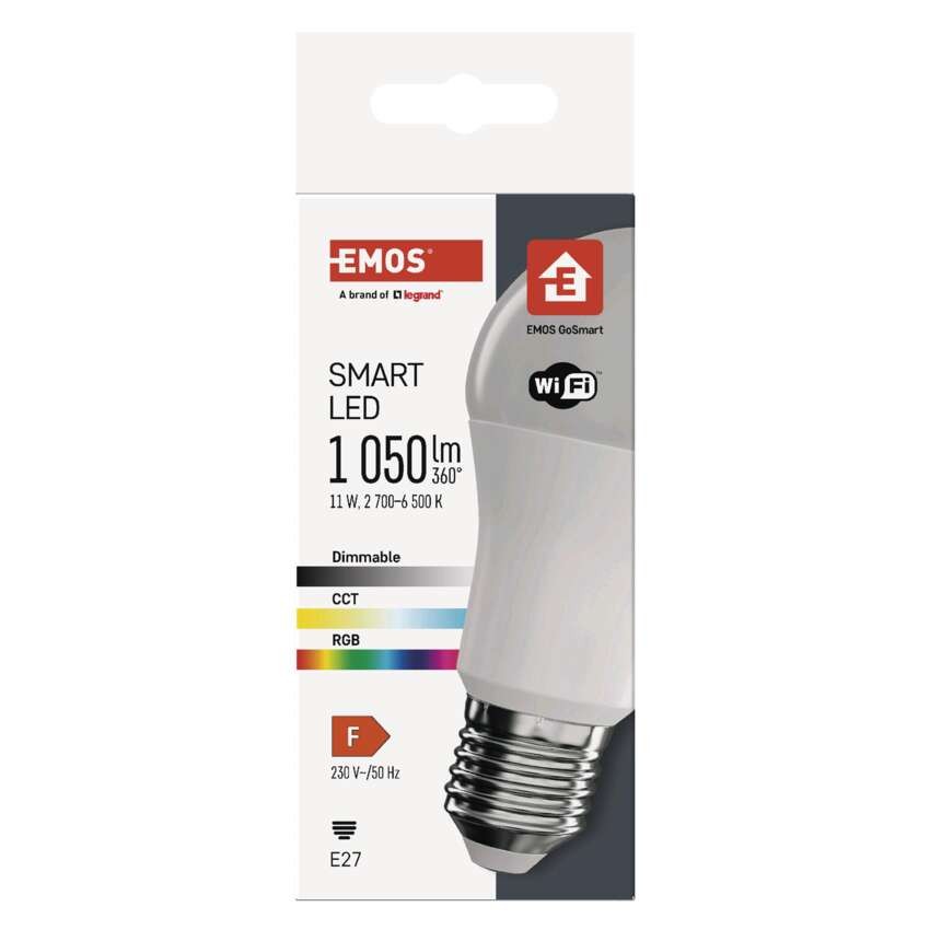 LED Lampe GoSmart A60 / E27 / 11 W (75 W) / 1 050 lm / RGB / dimmbar / WiFi