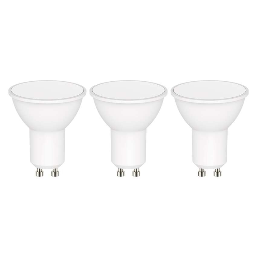 Set GoSmart: 3x LED Lampe GU10 / 4,8W / RGB / dimmbar / WiFi