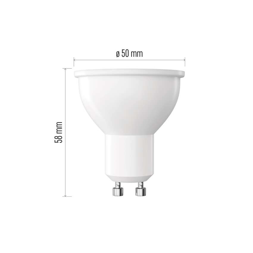 LED žárovka Classic MR16 / GU10 / 7 W (60 W) / 800 lm / neutrální bílá / krok. stmv.