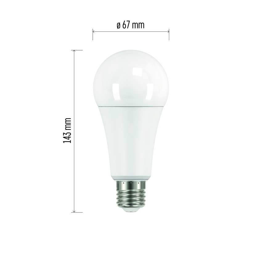 LED Lampe Classic A67 / E27 / 17 W (120 W) / 1 900 lm / Neutralweiß