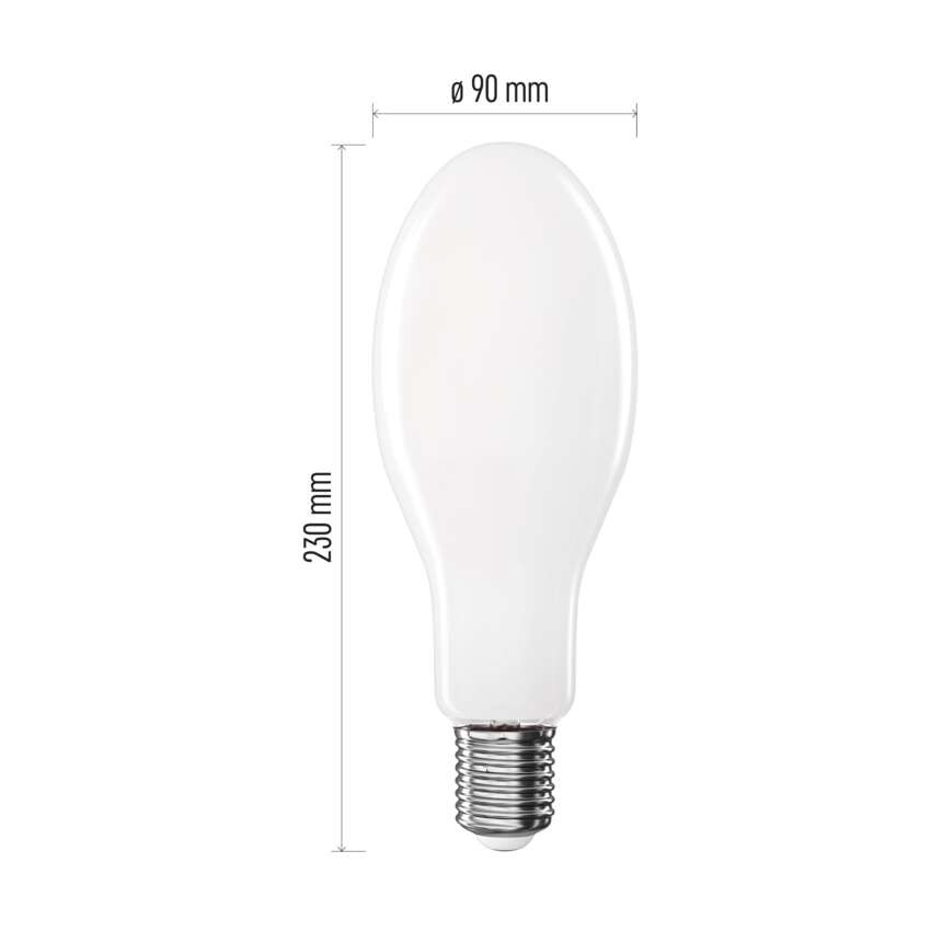 LED žárovka Filament ED90 / E40 / 36 W (327 W) / 6 000 lm / neutrální bílá