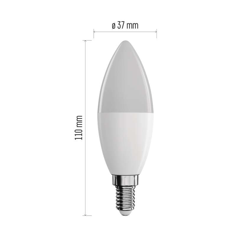 LED Lampe GoSmart Candle / E14 / 4,8 W (40 W) / 470 lm / RGB / dimmbar / Zigbee