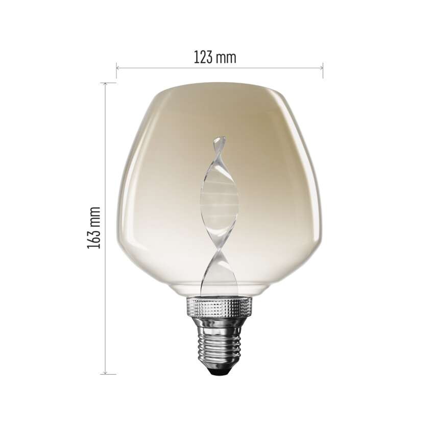 LED lemputė DECO S123 / E27 / 3,5 W (14 W) / 130 lm / flame