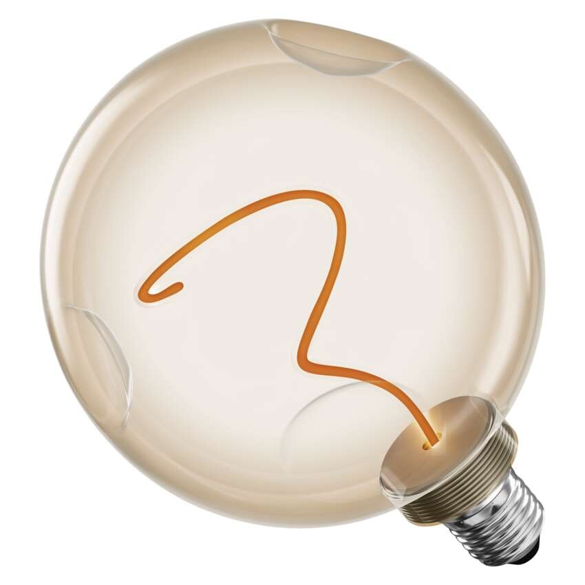 LED Lampe DECO CG125A / E27 / 4,5 W (24 W) / 240 lm / flame
