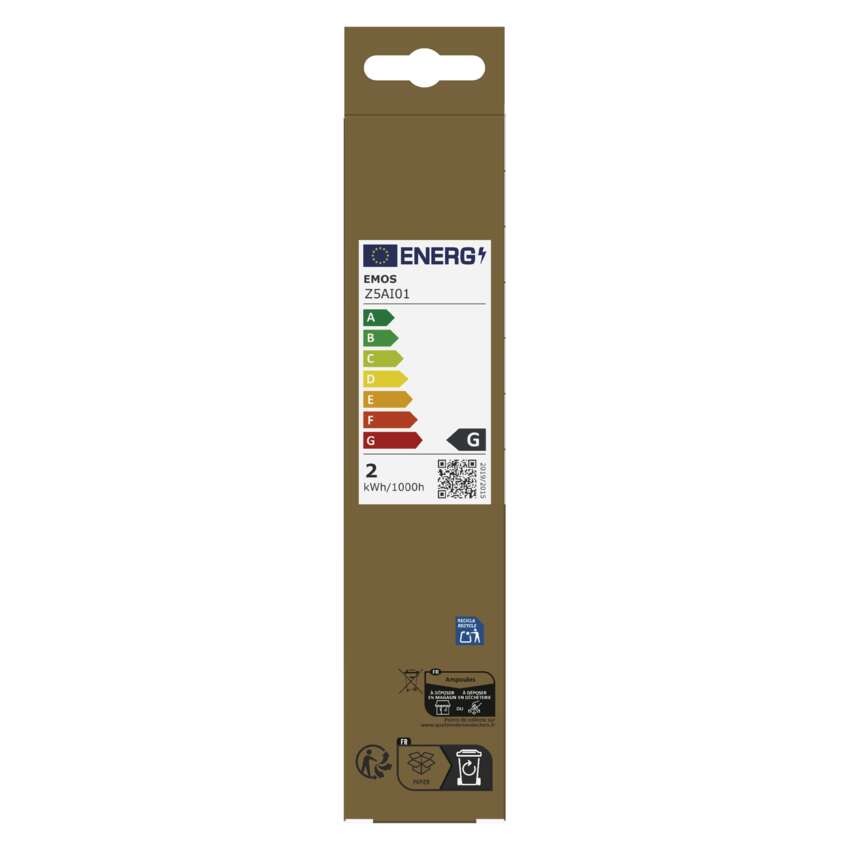 LED žárovka DECO T30/ E27 / 2 W (11 W) / 100 lm / flame