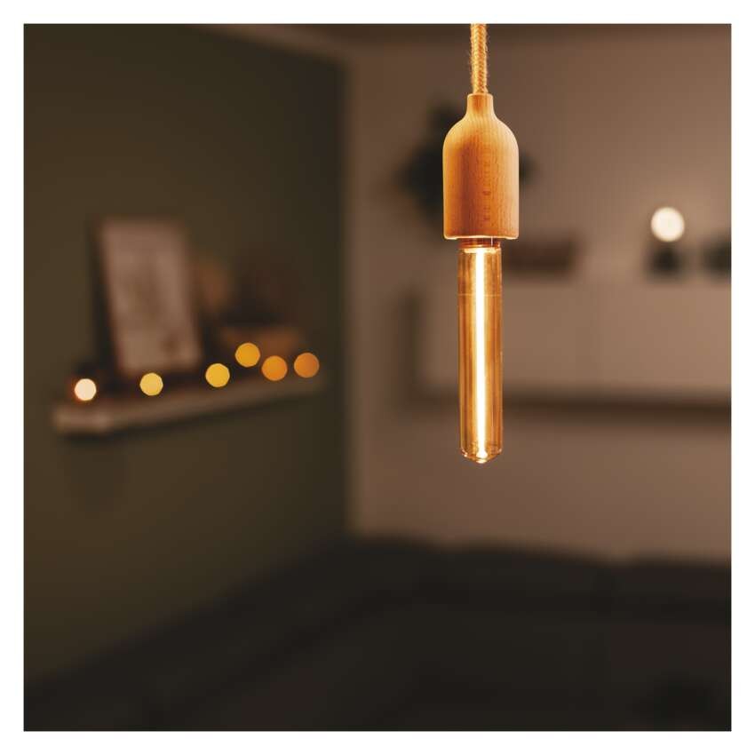 LED žárovka DECO T30/ E27 / 2 W (11 W) / 100 lm / flame