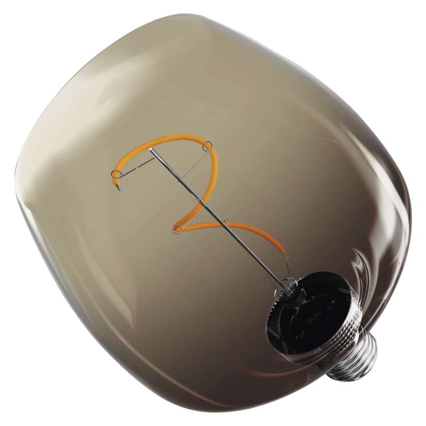 LED žárovka DECO S123 / E27 / 4 W (16 W) / 150 lm / flame