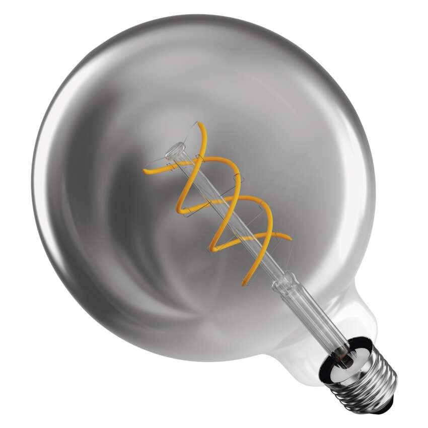 LED Lampe DECO SMOKED G125 / E27 / 4,5 W (19 W) / 180 lm / flame
