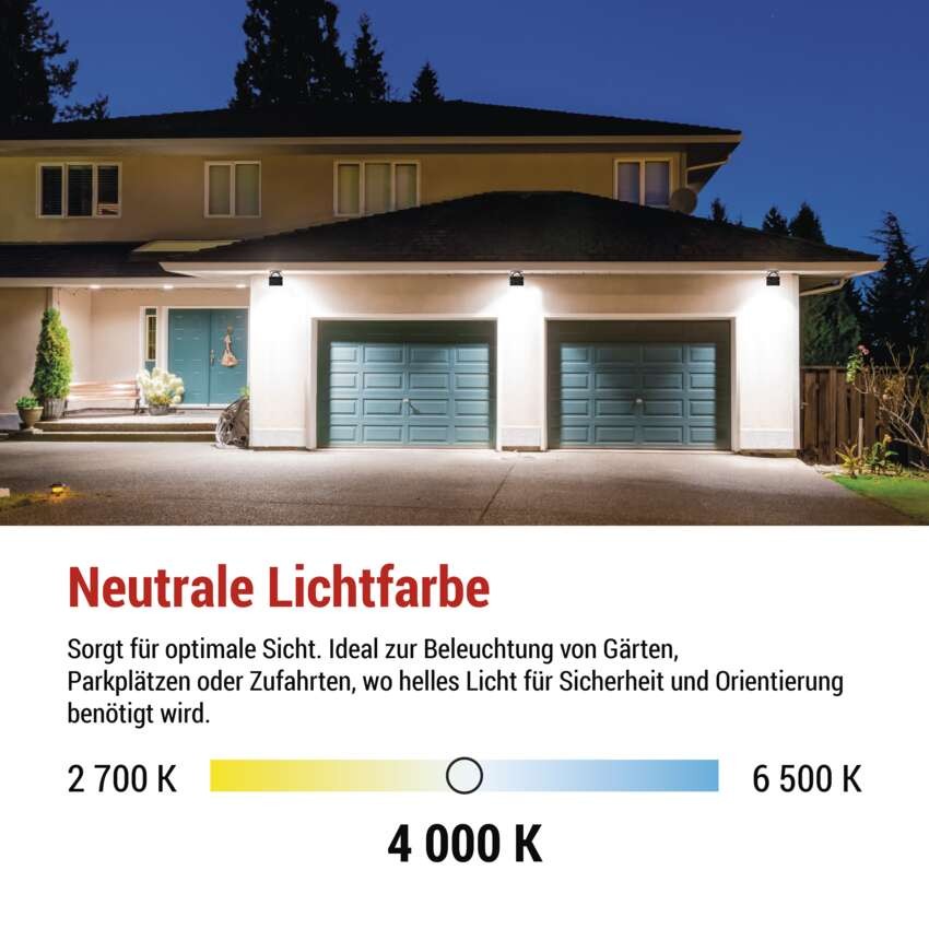 LED reflektor SIMPO 10 W neutralweiß