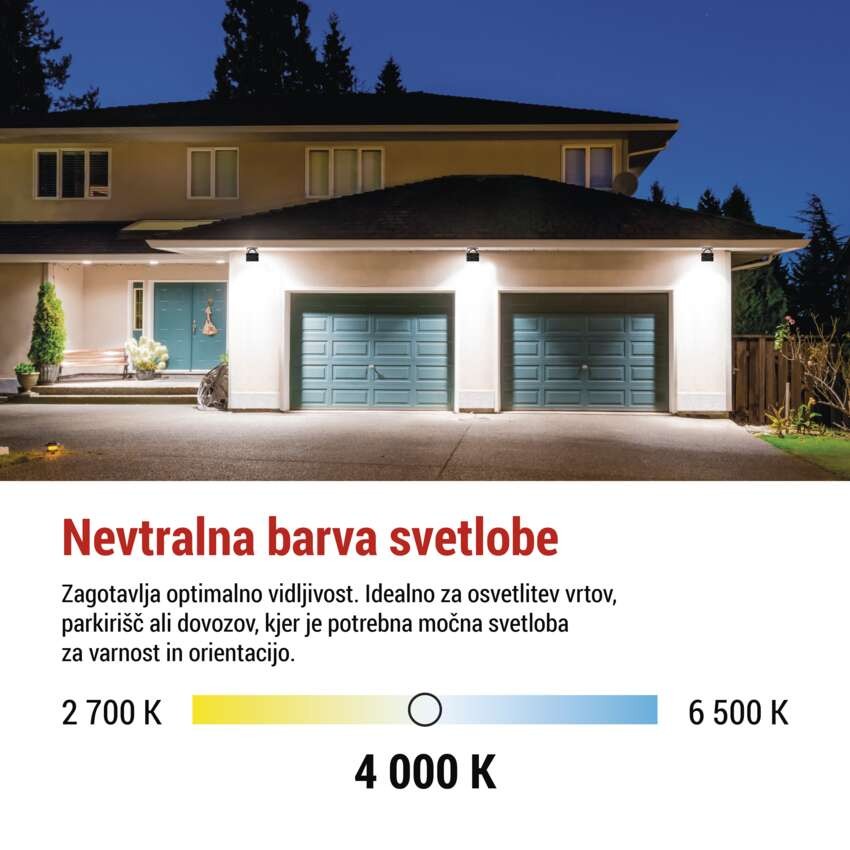 LED reflektor SIMPO 10 W nevtralna bela