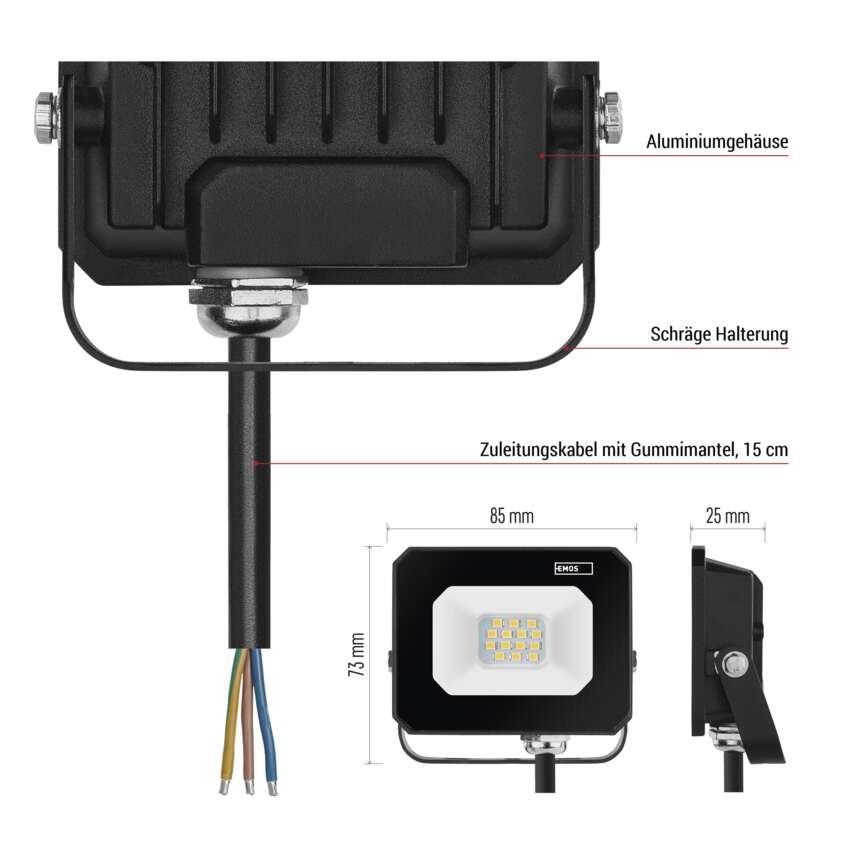 LED reflektor SIMPO 10 W neutralweiß