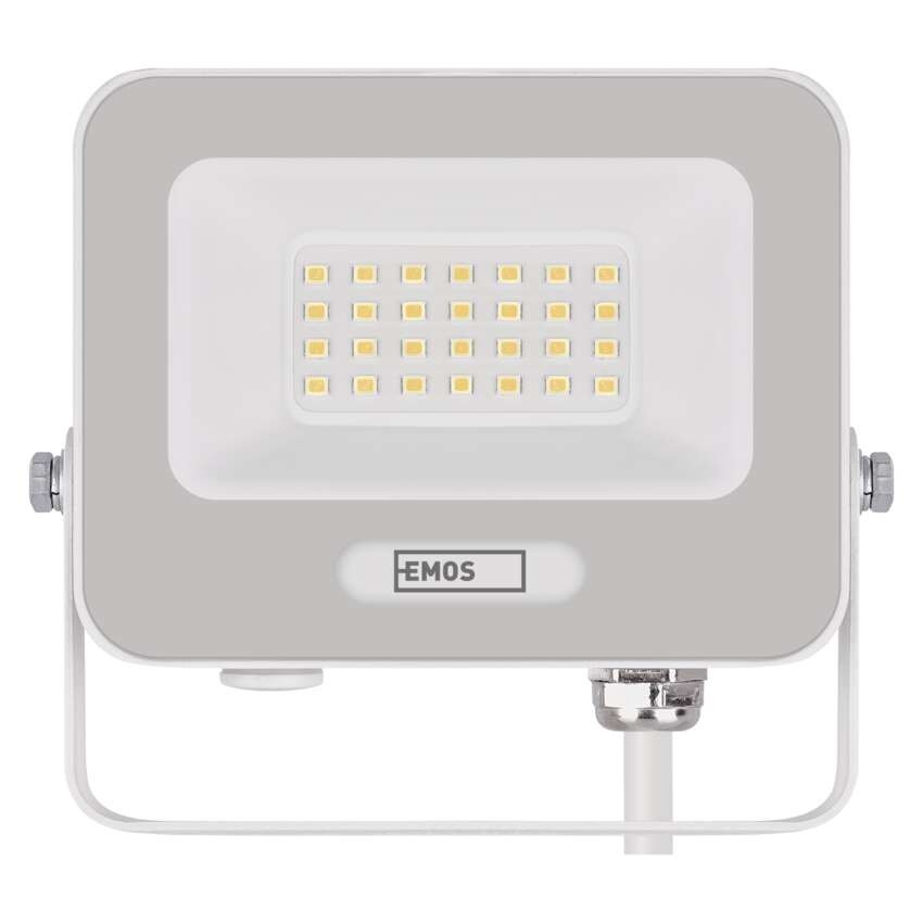 LED reflektor GLARO 20W, bílý, IP65, 2000 lm, neutrální bílá