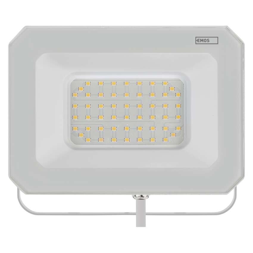 LED reflektor SIMPO 50W, bílý, IP65, 5000 lm, neutrální bílá