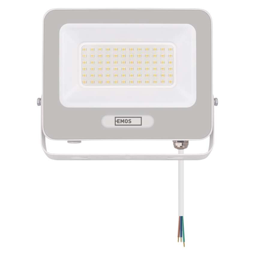 LED reflektor GLARO 50W, bílý, IP65, 5000 lm, neutrální bílá