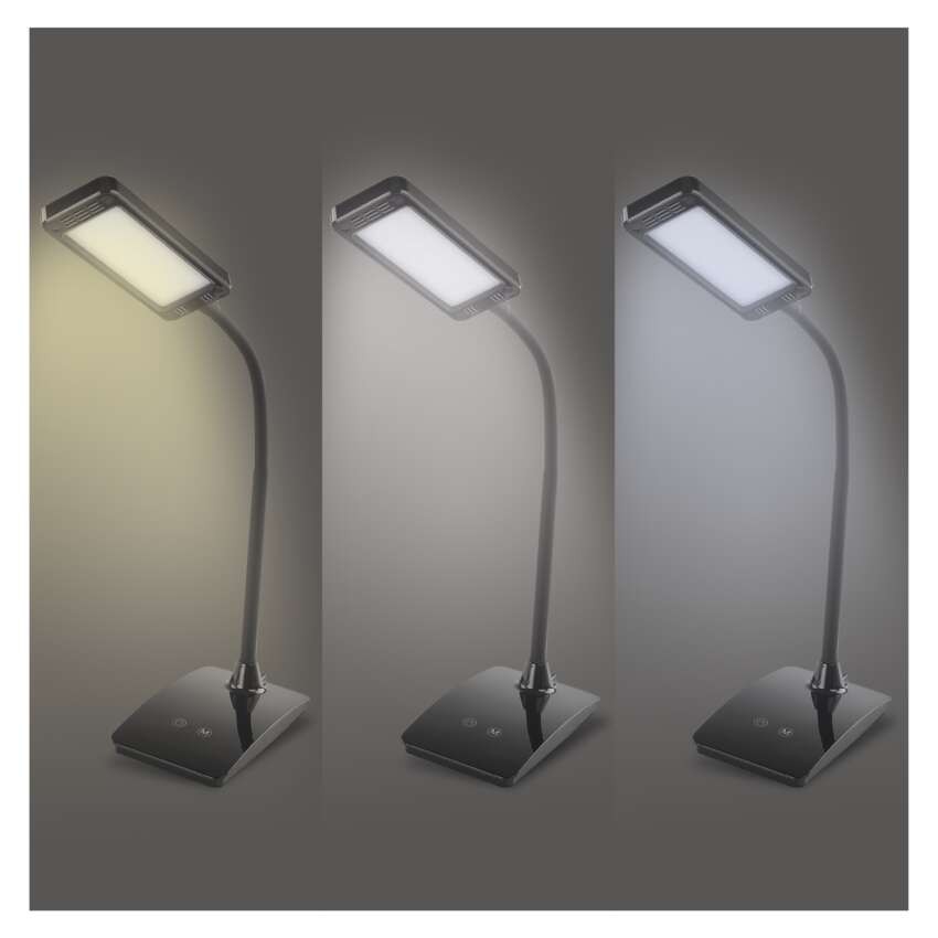 LED stolní lampa EDDY, černá
