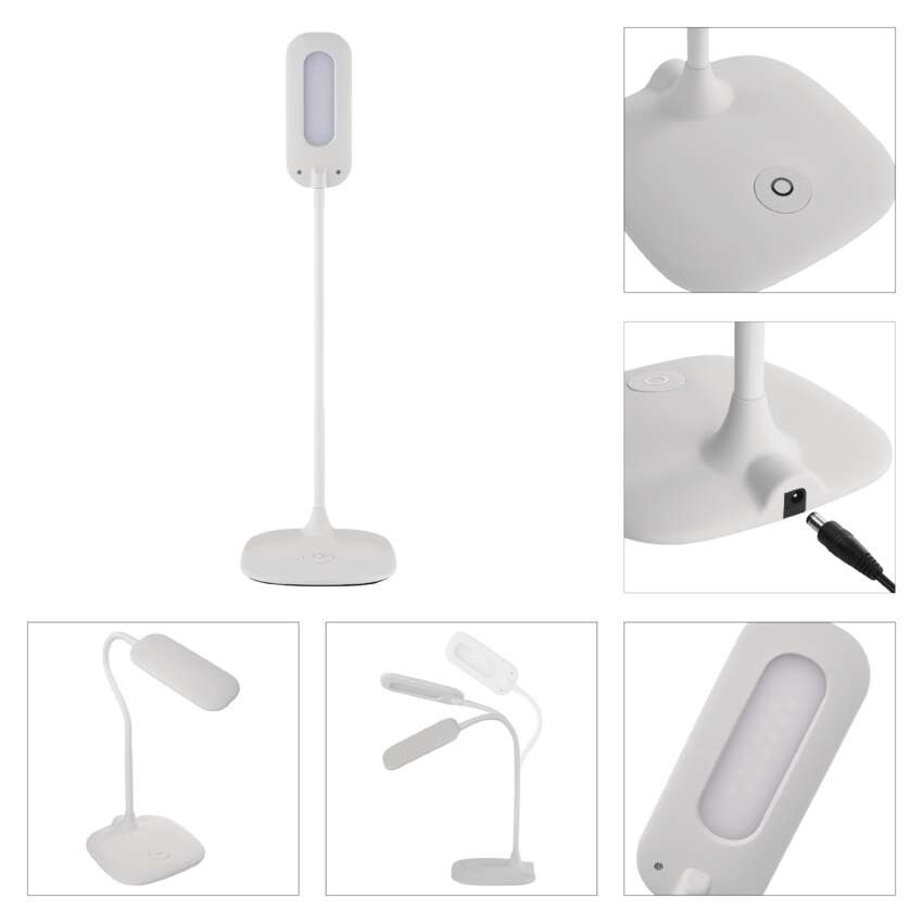 LED stolní lampa STELLA, bílá