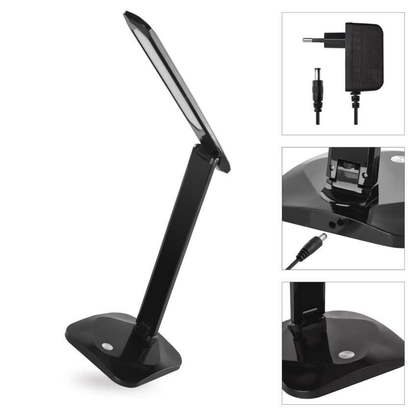 LED stolní lampa CHASE, černá