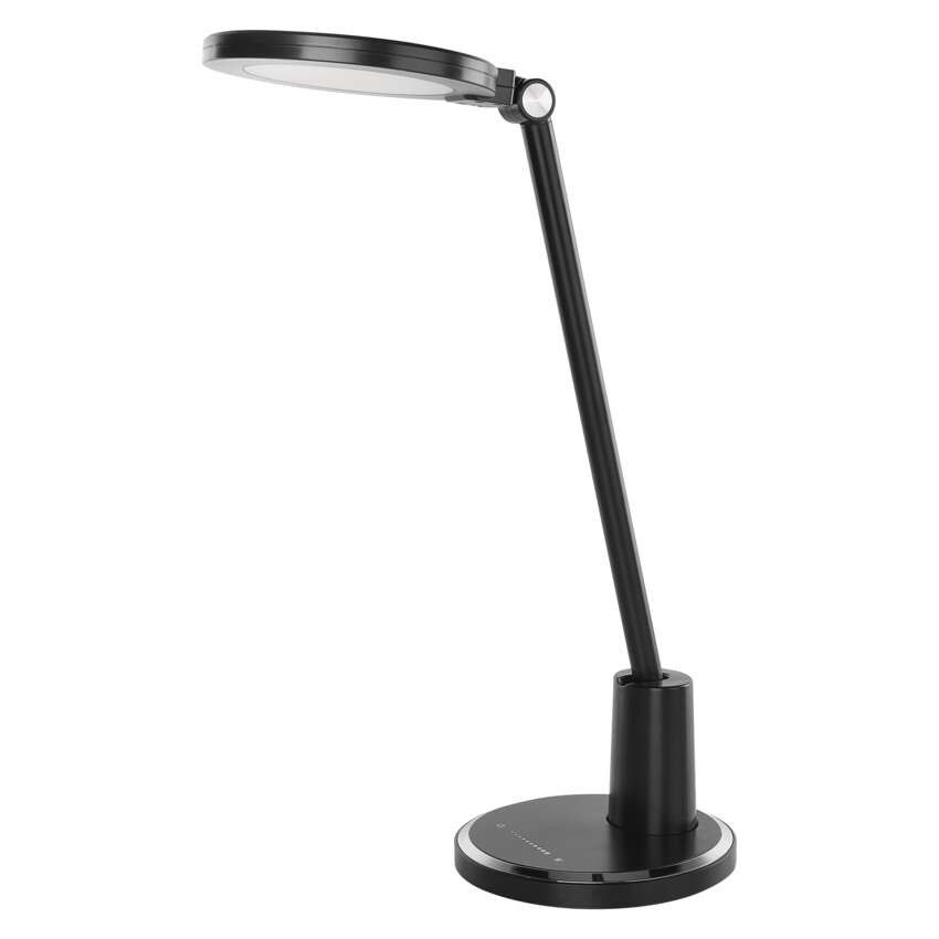 LED stolná lampa WESLEY, čierna