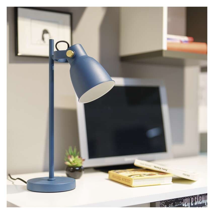 Stolná lampa JULIAN, modrá