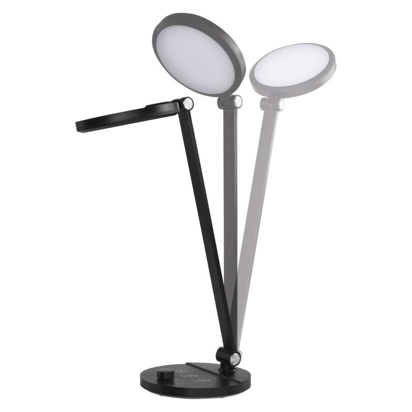 LED galda lampa CHARLES, melna